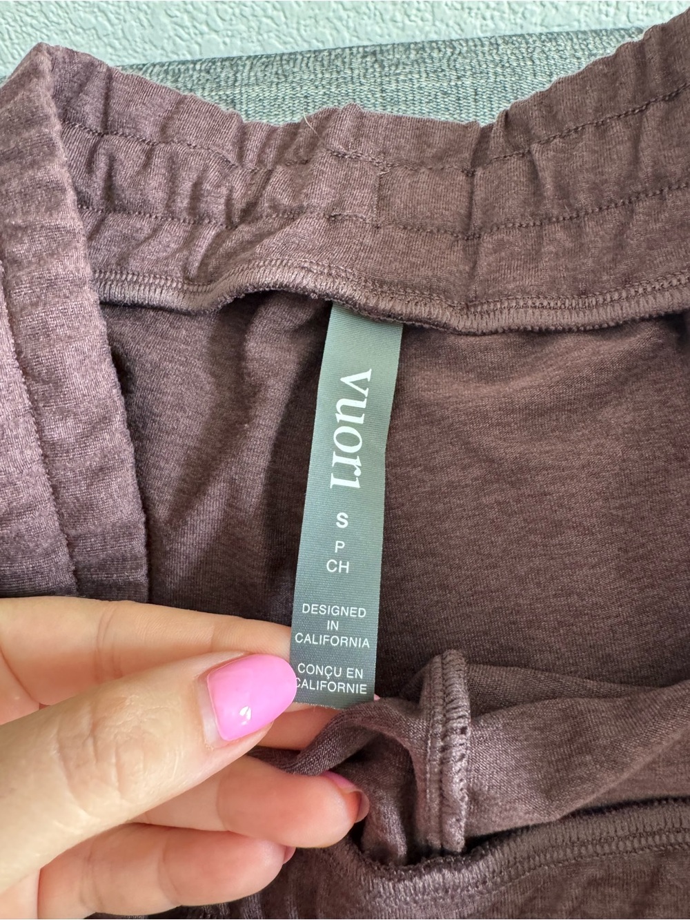 VUORI Halo Wideleg Pants (Raisin) - Picture 4 of 5